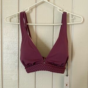 Women's Braided Band Bikini Top - Purple